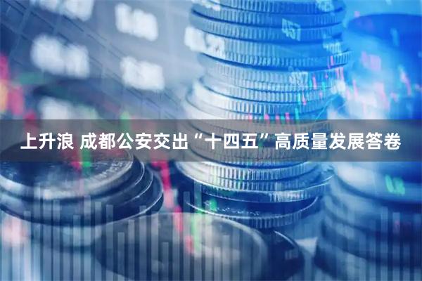 上升浪 成都公安交出“十四五”高质量发展答卷