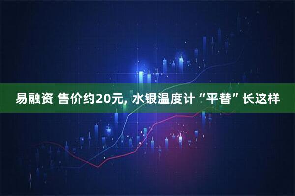 易融资 售价约20元, 水银温度计“平替”长这样